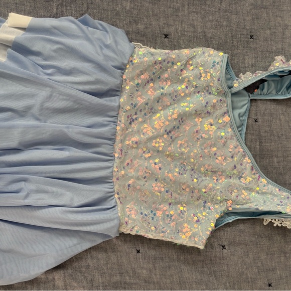 Sparkling Blue Costume Dress-women’s size large - Picture 7 of 15